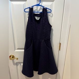 Girls Navy Blue Occasion Dress